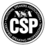 received NSA - Certified Speaking Professional™